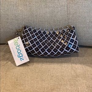 Rebagz Wristlet  9” x 4.5” Half the Sky Designs Recycled Bags